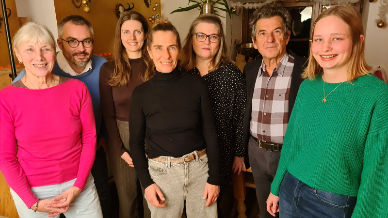 v.li.: Angelica Dullinger, Ansgar Pernice, Saskia Weh, Julia Schuster, Klaus Barthel, Katharina Bauer